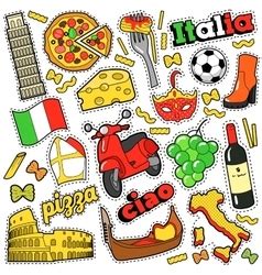 Spain Travel Scrapbook Stickers Patches Badges Vector Image