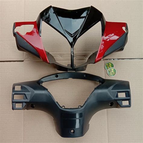 Jual Batok Kepala Depan Belakang Honda Supra X 125 New Merah Di Lapak