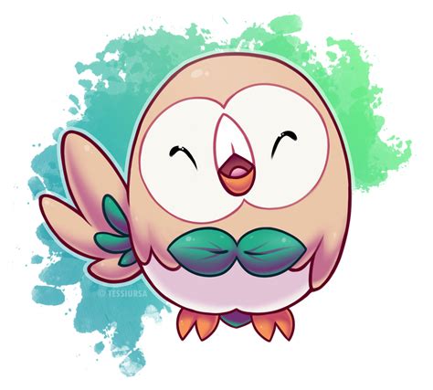 Rowlet By Tessiursa On Deviantart