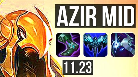 Azir Vs Zoe Mid Rank 4 Azir 15m Mastery 500 Games Kr