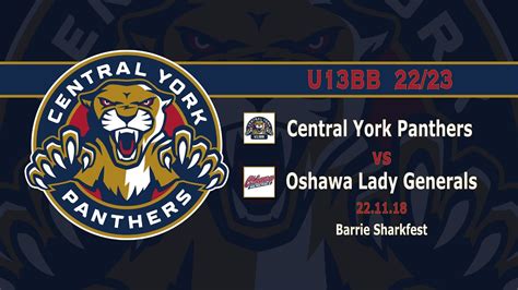 22 11 18 Cygha U13bb Vs Oshawa Lady Generals Youtube