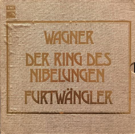 Der ring des nibelungen Wagner Wilhelm Furtwangler LP箱入りセット