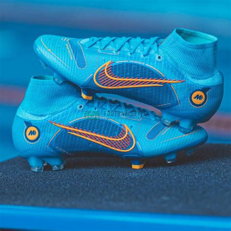 Nike Mercurial Superfly Viii Elite Fg Chlorine Blue Laser Orange Marina