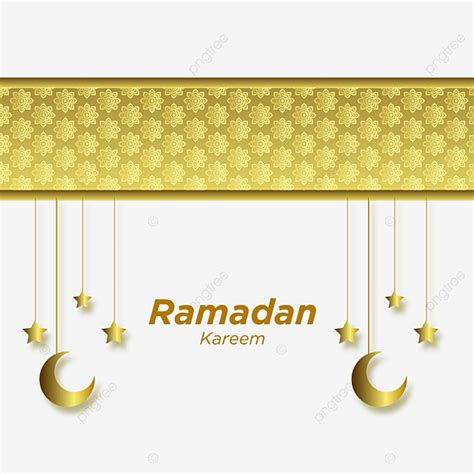 Gambar Ramadan Kareem Desain Islami Bulan Sabit Dan Mosjid Dome Siluet