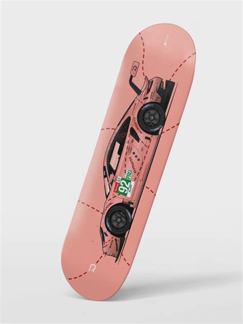 Porsche 911 Rsr Pink Pig Skateboard Deck Shop