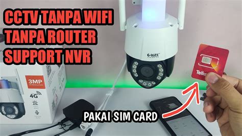 TERBARU CCTV Tanpa Wifi Pakai Sim Card Bisa Monitoring Jarak Jauh