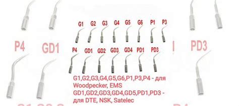 Насадки, ключ для у/з EMS,Woodpecker,DTE,sirona купить в Москве ...