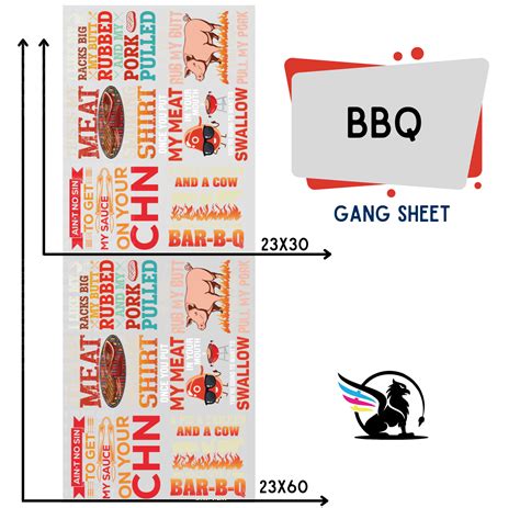 Premade Gang Sheet Bbq Griffin Expressions