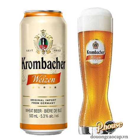 Bia Krombacher Weizen Lon Ml Bia C