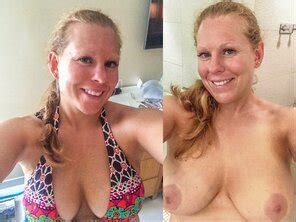 Big Tit Blonde On Off Dressed And Undressed Kelli Porn Pic