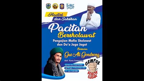 Pacitan Bersholawat Bersama Gus Ali Gondrong YouTube