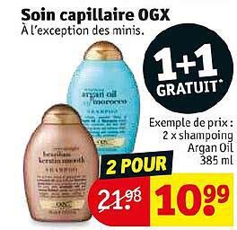 Promo Soin Capillaire Ogx Chez Kruidvat Icatalogue Fr