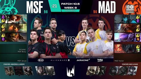 Mad Lions Vs Misfits Pl Lec Spring Split W D P Cda