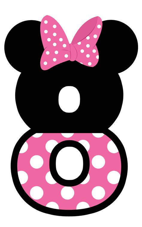 ImÁgenes De NÚmeros Para Fiesta Infantil Imagenes Minnie Minnie Y