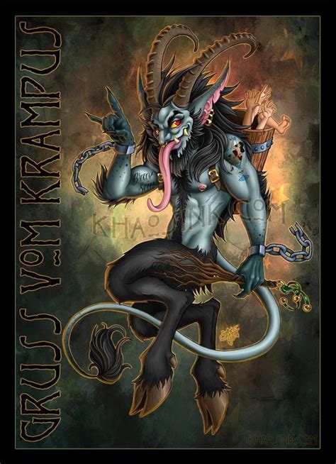 Christmas Krampus The Yule Lord By Spikejones67 Krampus Creepy