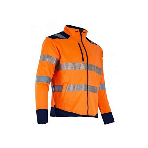 Gilet Haute Visibilité Bicolore Orange Marine LMA Led