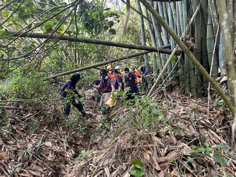 台南8旬翁疑爬山墜落山坡 尋獲已無生命跡象