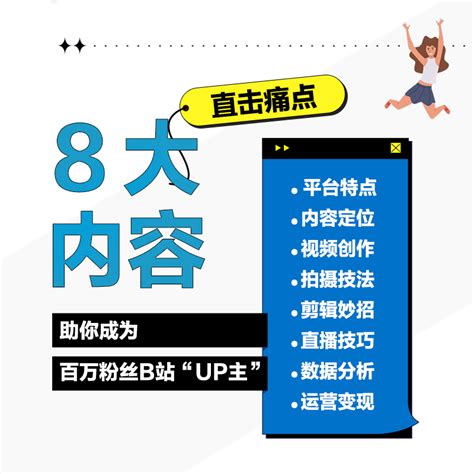 B站up主实操攻略内容策划视频制作直播技巧运营变现 B站up主运营教程b站流量密码自媒体账号运营吸粉引流实战视频制作虎窝淘