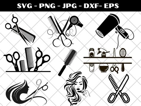 Hair Dresser Svg Hair Stylist Svg Hairdresser Svg Hair Salon Svg