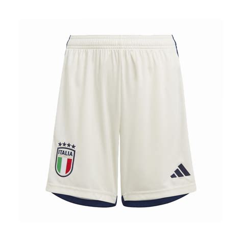 Adidas Pantaloncini Calcio Italia Away Bianco Bambino Acquista