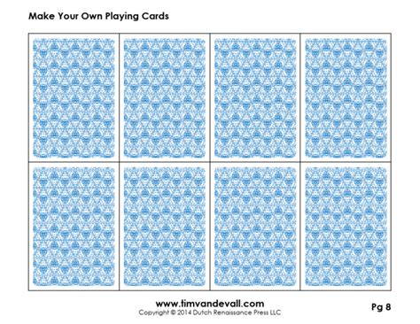 Playing Card Template 8 | PDF