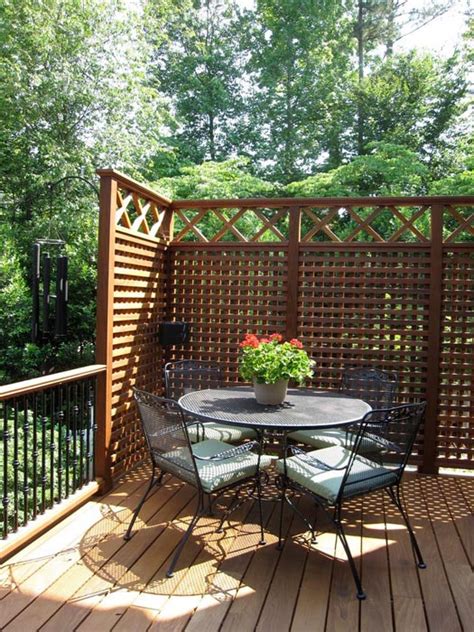 Deck Privacy Screen For Additional Privacy Level | Landscape Design