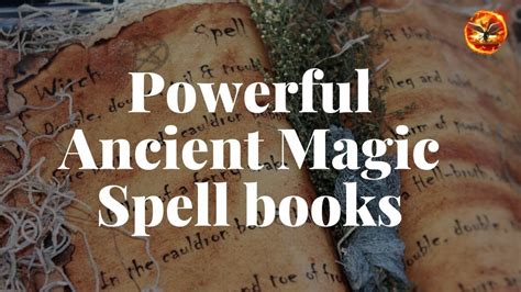 Powerful Ancient Magic Spell Books Part I YouTube