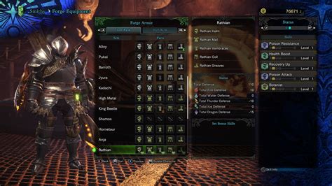 Monster Hunter World Armor Sets