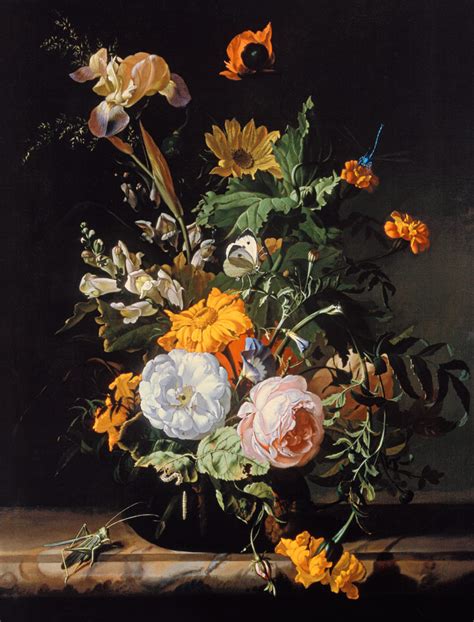 Still Life of Summer Flowers Rachel Ruysch als Kunstdruck oder Gemälde