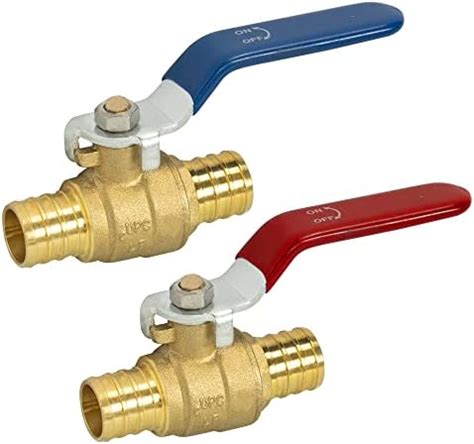 Amazon Pack Of 10 EFIELD 1 2 Inch Pex Crimp Brass Full Port Shut