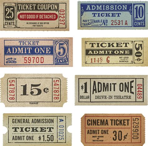 vintage ticket artofit