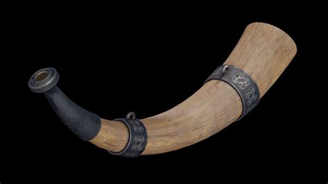 3D model Medieval War Horn VR / AR / low-poly | CGTrader