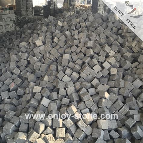 G Sesame Grey Granite Cube Stone Paver Pavement From China