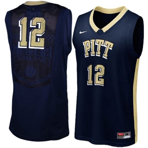 Nike Pittsburgh Panthers #12 Replica Aerographic Basketball Jersey ...