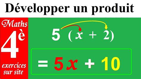 Maths Me R Gles Pour D Velopper Et R Duire Tous Les Produits Youtube