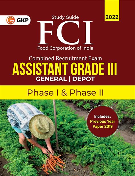 Buy Fci 2022 Assistant Grade Iii Phase I And Ii Generaldepot Guide