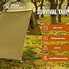 Amazon Texas Bushcraft Emergency Camping Tarp Waterproof 10x10