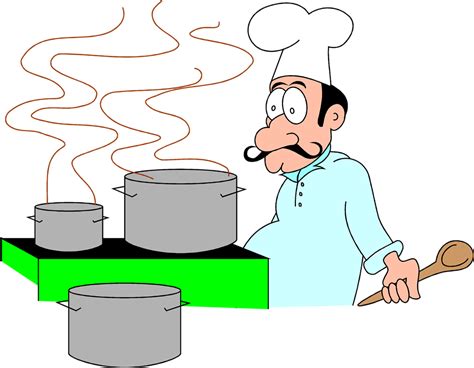 Chef Cooking Clipart Cooking Cartoon  Png Transparent Png Full