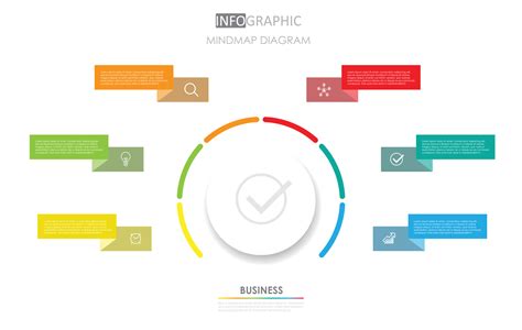 Infographic Mindmap Chart Project Diagram Chart Infographic Template