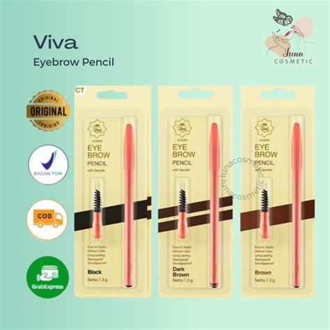 Jual Viva Queen Eye Brow Pencil Limited Edition Waterproof