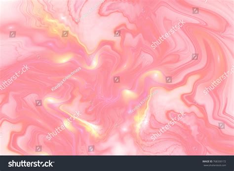 Abstract Fantasy Marble Texture Romantic Fractal Stock Illustration