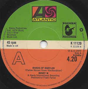 Boney M Rivers Of Babylon 1978 Vinyl Discogs