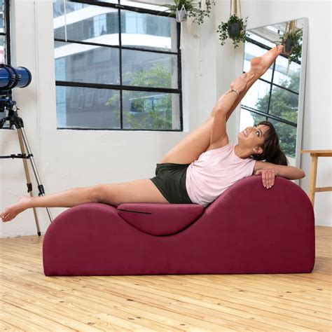 Avana Luvu Lounger Chaise Lounge Chair For Yoga Exercise Stretching