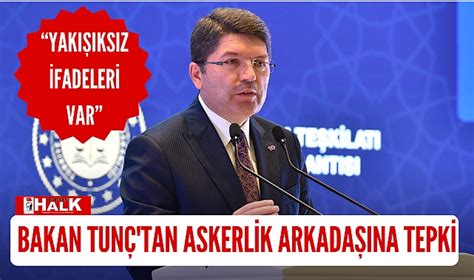 Bakan Tunç tan askerlik arkadaşına tepki SİYASET BARTIN HALK