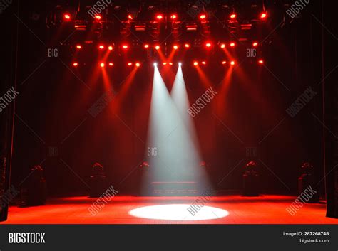 Stage With Lights Background