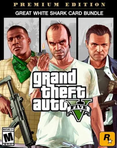 Buy Grand Theft Auto V Premium Edition Great White Shark Card Bundle Global Pc Rockstar