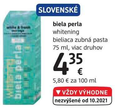 Sensodyne Repair Protect Whitening Zubn Pasta Ml V Akcii