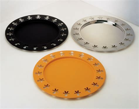 Girotondo Round Tray Stainless Steel By Alessi Design Is This