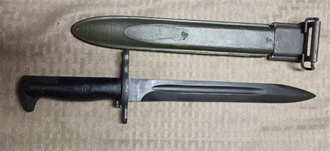 Original WW2 US M1 Garand Bayonet w/ Scabbard Made by American Fork and Hoe AFH | #4623719087