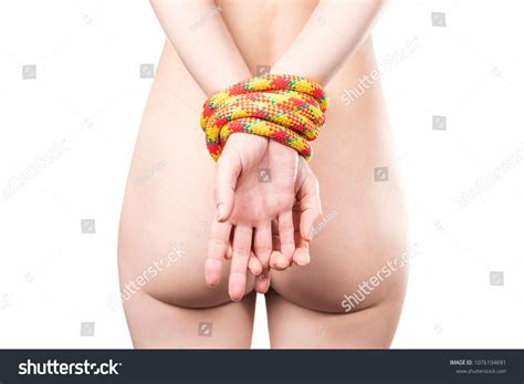 Naked Woman Rope Tied Hands Behind Stock Photo Shutterstock